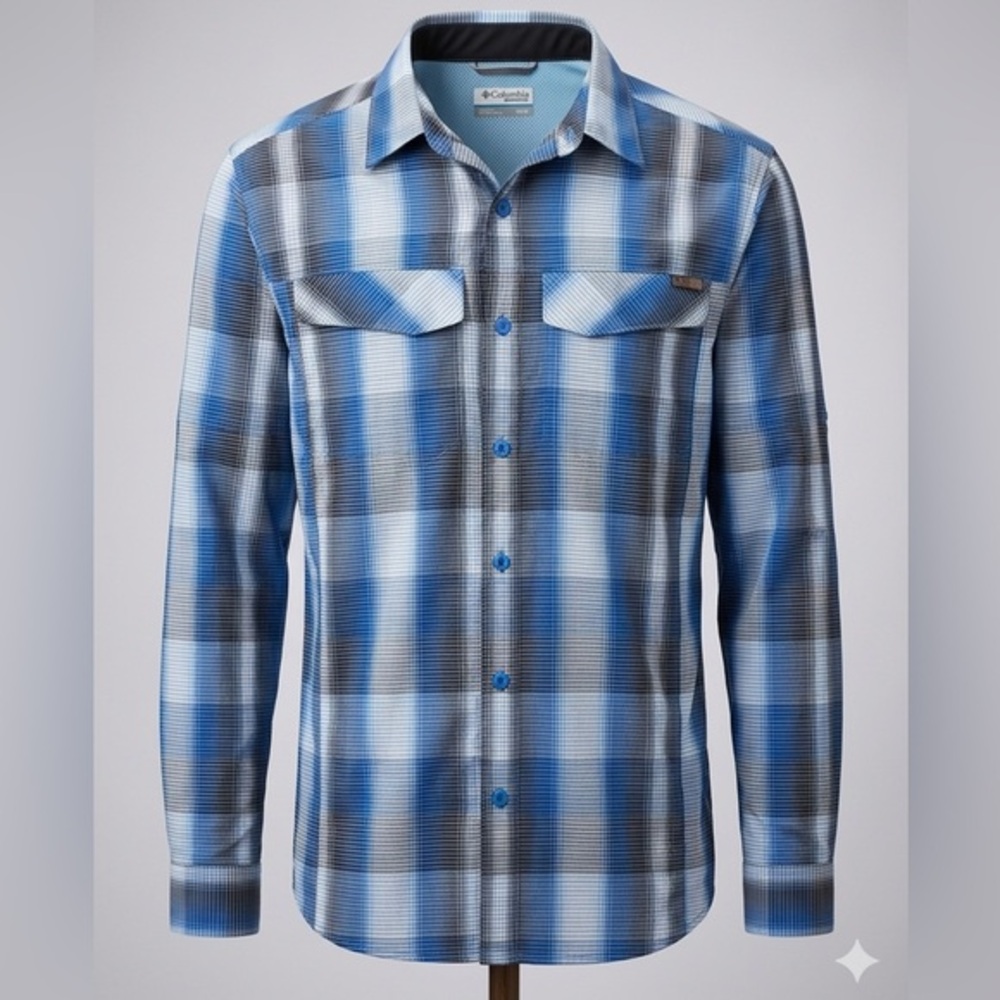 Columbia button down shirt EUC MENS SZ MEDIUM